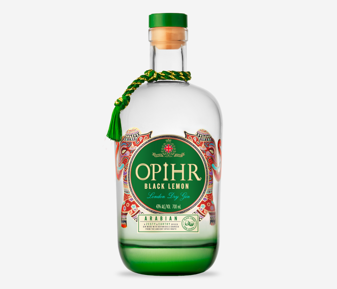 Opihr Black Lemon Gin Neat & Shaken